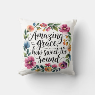 Cojín Decorativo Gracia asombrosa Floral