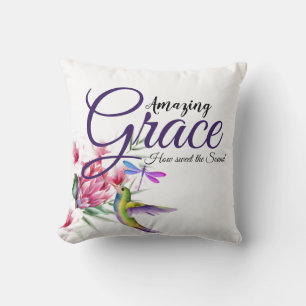 Cojín Decorativo Gracia asombrosa Pájaro tropical