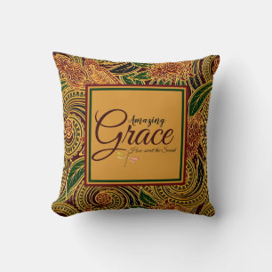Cojín Decorativo Gracia asombrosa patrón bonito 