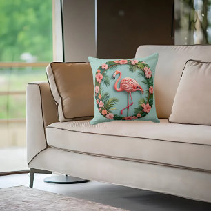 Cojín Decorativo Gracia Tropical Equilibrante Flamingo