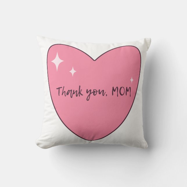 Cojín Decorativo Gracias mamá (Anverso)