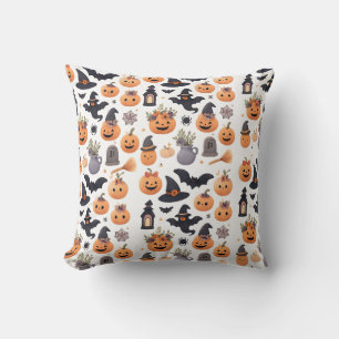Cojín Decorativo Graciosa caída de gatos de Halloween - Escandalosa