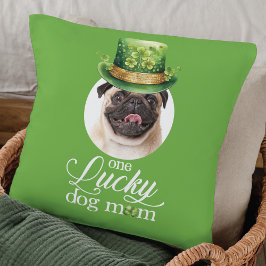 Cojín Decorativo Graciosa foto de Personalizado de mamá de perro af