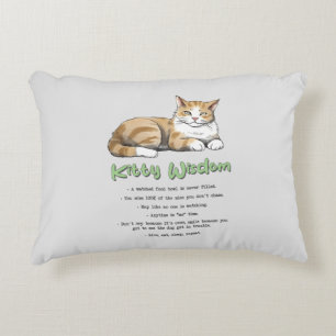 Cojín Decorativo Graciosa Sabiduría Kitty