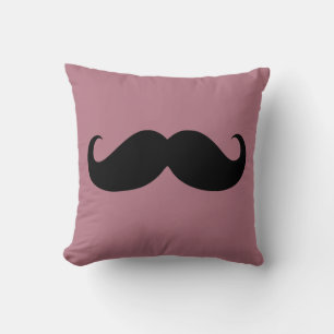 Cojín Decorativo Gracioso bigote negro