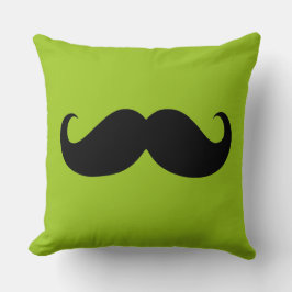 Cojín Decorativo Gracioso bigote negro 6