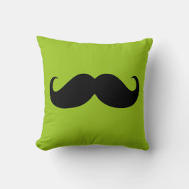 Cojín Decorativo Gracioso bigote negro 6