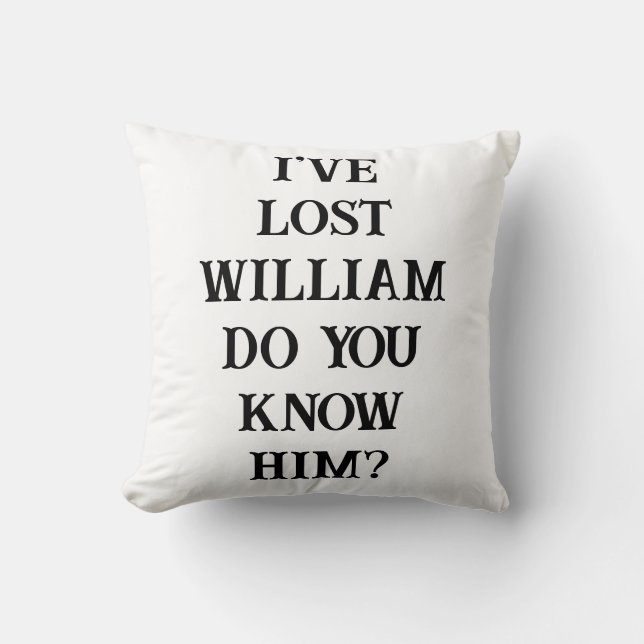 Cojín Decorativo Gracioso cómic personalizado perdió bolas de golf (Anverso)