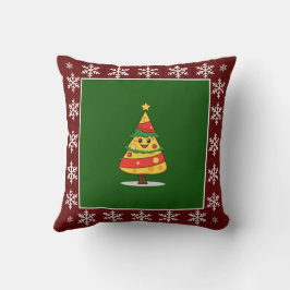 Cojín Decorativo Gracioso Cute Trendy Elegante Árbol De Navidad De