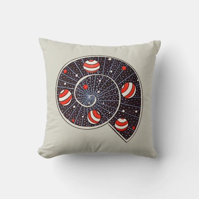 Cojín Decorativo Gracioso espacio Espiral Galaxia Niños (Anverso)