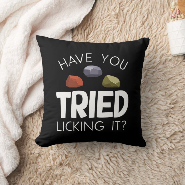 Cojín Decorativo Gracioso Geólogo Lapidary Collector Rockhound (Manta)