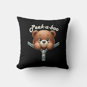 Cojín Decorativo Gracioso - Peekabo - Oso
