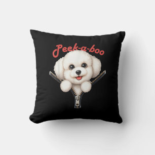 Cojín Decorativo Gracioso - Peekaboo Halloween