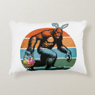 Cojín Decorativo Gracioso pie grande con las orejas de los conejito