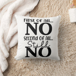 Cojín Decorativo Gracioso Primero Que Nada