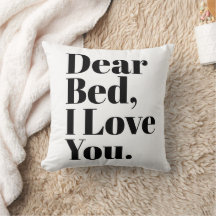 Gracioso Querida Cama, Te Amo Blanco