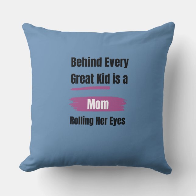 Cojín Decorativo Gracioso regalo de mamá (Anverso)