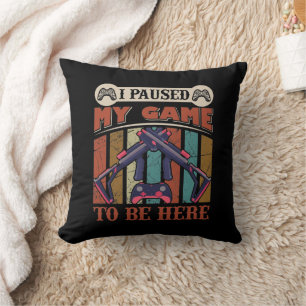 Cojín Decorativo Gracioso sueño Video Gamer palabra arte