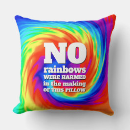 Cojín Decorativo Gracioso TieDye No Se Herieron Lluvias...