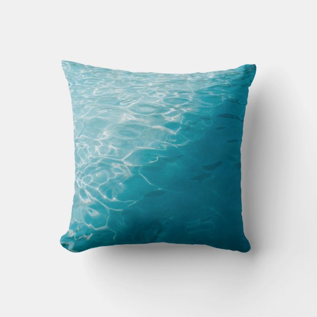 Cojín Decorativo Gradiente azul (Anverso)