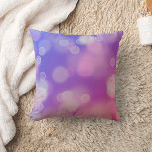 Cojín Decorativo Gradiente azul morado rosado de boquilla