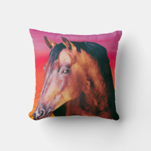Cojín Decorativo Gradiente de caballo de bahía