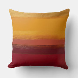 Cojín Decorativo gradiente dorado ocre y marsala