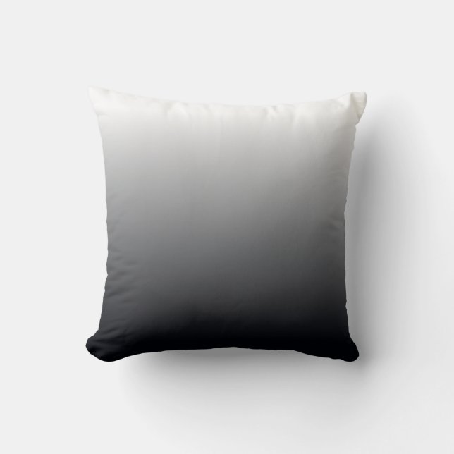 Cojín Decorativo Gradiente negro (Anverso)