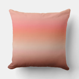 Cojín Decorativo gradiente suave rosa y melocotón