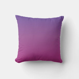 Cojín Decorativo Gradiente Vibrante de Púrpura a Rosa