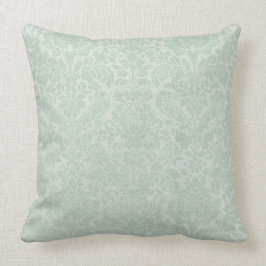 Cojín Decorativo Grado de Damasco verde de MintCojín decorativo de