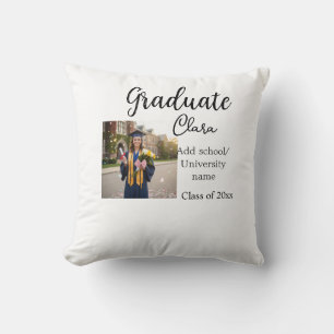 Cojín Decorativo Graduación agregar nombre clase de 20xx felicitaci
