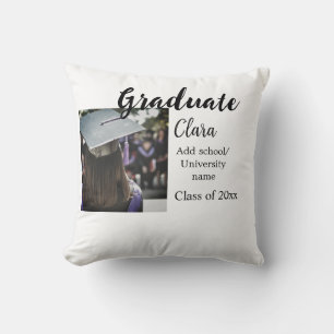 Cojín Decorativo Graduación agregar nombre clase de 20xx felicitaci