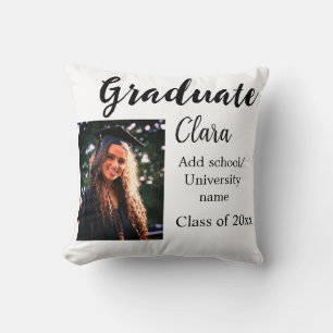 Cojín Decorativo Graduación añadir clase de nombre de 20xx congrats
