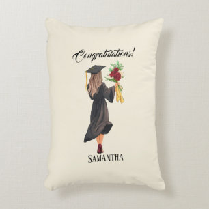 Cojín Decorativo Graduación de acuarela personalizada