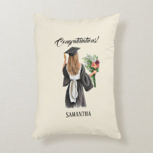 Cojín Decorativo Graduación personalizada de acuarela (12)