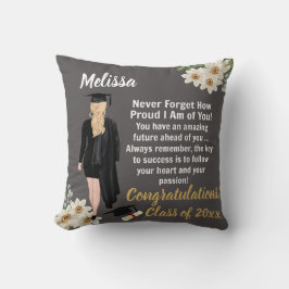 Cojín Decorativo Graduación personalizada de Keepsake