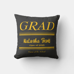 Cojín Decorativo Graduación personalizada de posgrado moderna