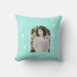Cojín Decorativo Graduación Simple Foliage Foto Aqua