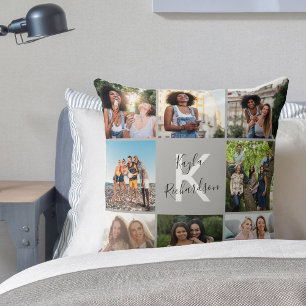 Cojín Decorativo Graduado 8 Collage de fotos y presupuesto Graduaci