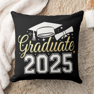 Cojín Decorativo Graduado de la promoción de 2025