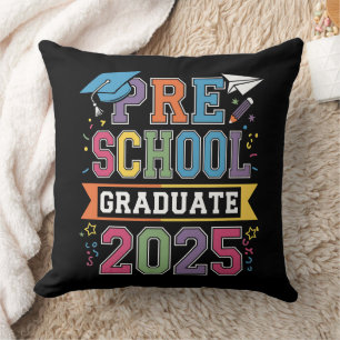 Cojín Decorativo Graduado Preescolar 2025 Escuela Preescolar K