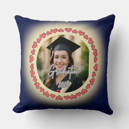 Cojín Decorativo Graduation Custom Photo Throw Pillow
