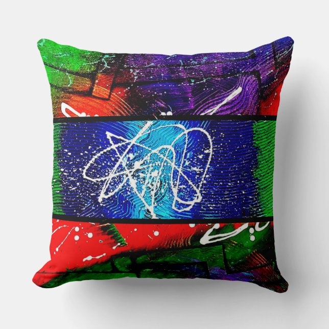 Cojín Decorativo GRAFF de Christèle Chabrette (Anverso)