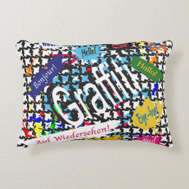 Cojín Decorativo Graffiti de saludos