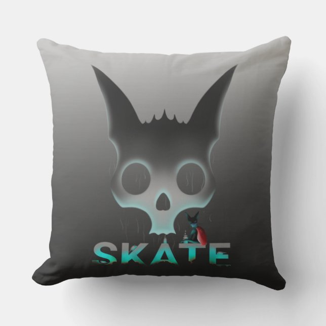 Cojín Decorativo Graffiti Skull (Anverso)