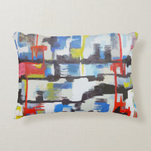 Gráfica colorida abstracta moderna de doble cara