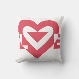 Cojín Decorativo Gráfica de amor de Guay, rosa de cereza