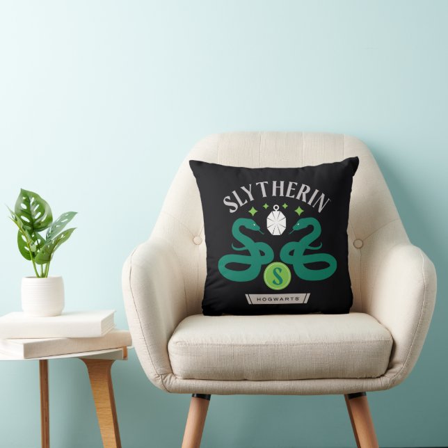 Cojín Decorativo Gráfica de bloqueo de serpiente doble SLYTHERIN™ H (Silla)