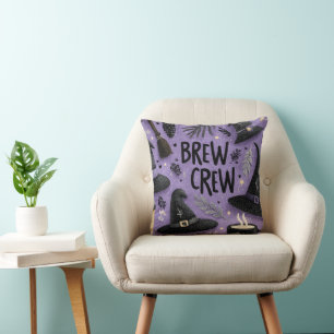 Cojín Decorativo Gráfica de la tripulación de brea con Gorras de br